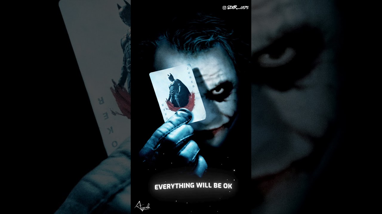 JOKER Black Screen Watsapp Status