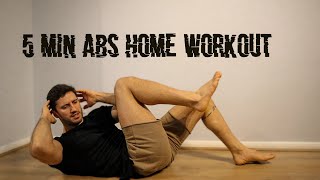 Abs for BEGINNERS / 5min Home Ab Workout /NO EQUIPMENT