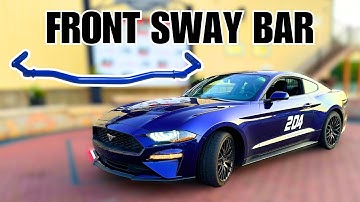 2015-2025 MUSTANG FRONT SWAY BAR INSTALL STEEDA UPGRADE MUST HAVE