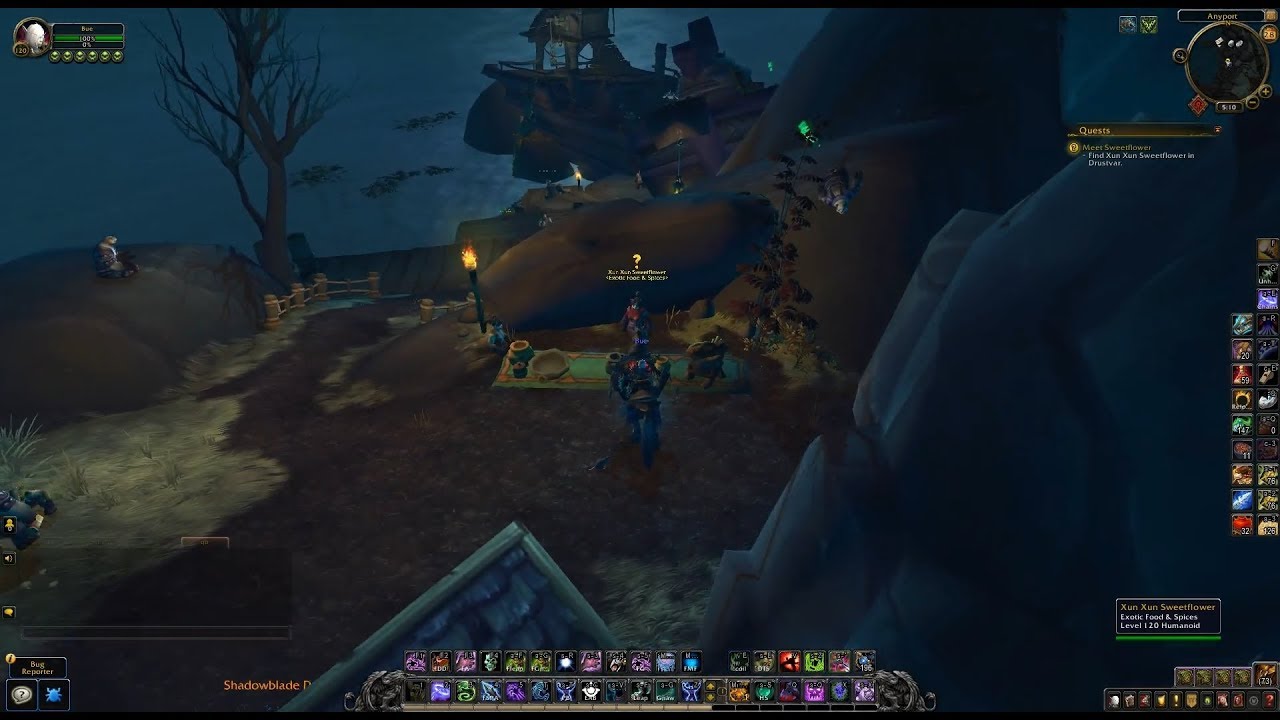 WoW BFA (HORDE) Herbing quest - Meet Sweetflower