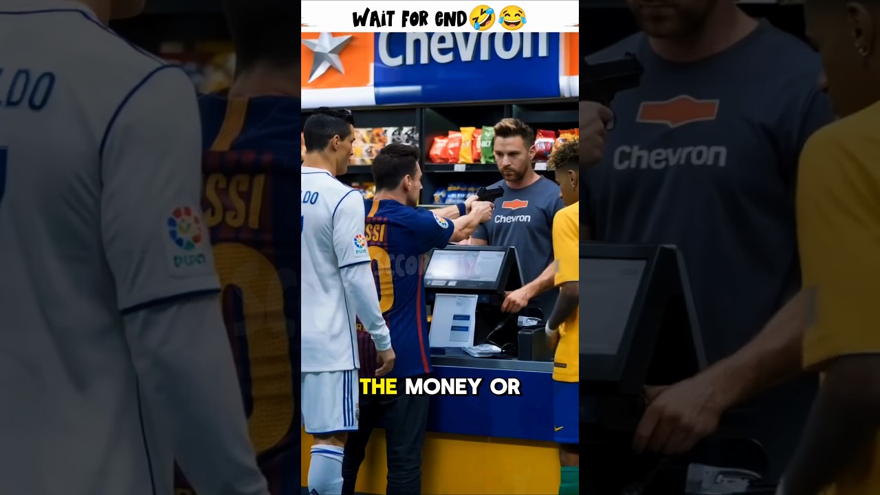 Gangster Messi & Ronaldo😂💀 #ronaldo #messi #shorts #youtubeshort