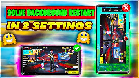 Free fire Minimize/ Background 🥳 Restart Problem Solve In Realme, Redmi, samsung Solve How