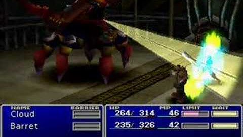FFVII Playthrough part 1: Guard Scorpion Fight