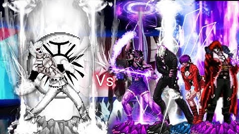 [ KOF MUGEN ] Orochi Iori XIII W.F (God Mode ON Update 12P) Vs Bosses Original Iori Yagami XIV Team