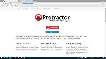 Protractor - intoduction