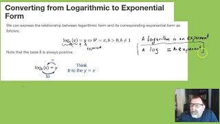 6 3 Logarithmic Functions