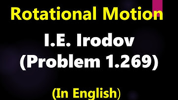 Physics I Rotational Motion I Irodov Problem-1.269 I  Moment of centrifugal force