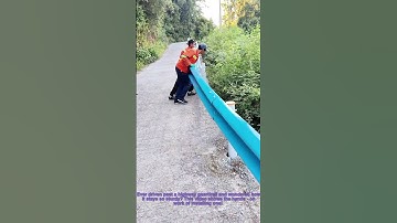 How to Install Highway Guardrails: Fitting Rails to Posts