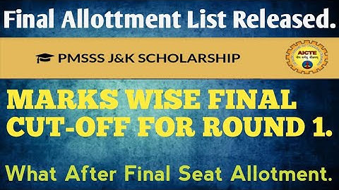 PMSSS/HOW TO KNOW ARE U SELECTED IN ROUND 1 OR NOT/FINAL SEAT ALLOTTMENT RELEASED/South Boy.