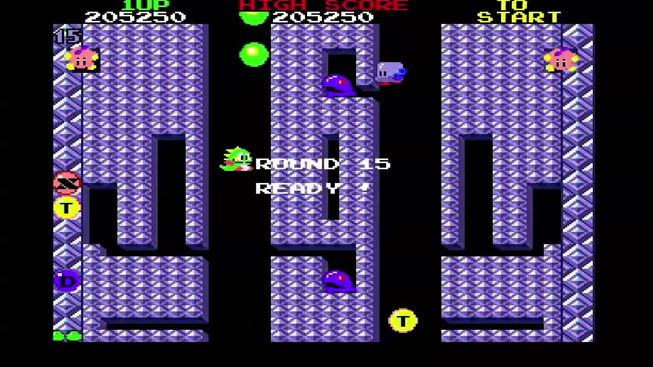 X68000 Bubble Bobble Hack Play Part2 バブルボブル自作面その2
