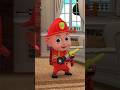 Wheels on the fire truck go round and round | Rosoo Melody Garden #nurseryrhymes #kidssongs #shorts
