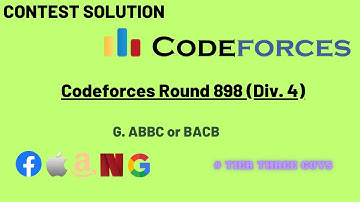 G. ABBC or BACB || Codeforces Round 898 ( Div. 4)