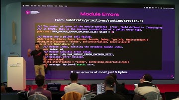 Events and Errors   by Shawn Tabrizi @ Polkadot Blockchain Academy 2024