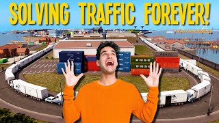 Traffic Fixing a Fish Truck Conga Line in New Tealand! (Cities Skylines)