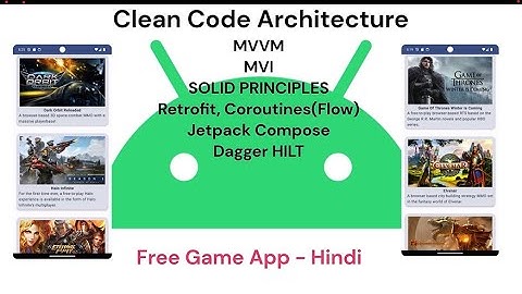 Clean Code Architecture, MVVM, MVI, Compose, Retrofit, Dagger HILT, SOLID, Material3 -HINDI (Part-1)