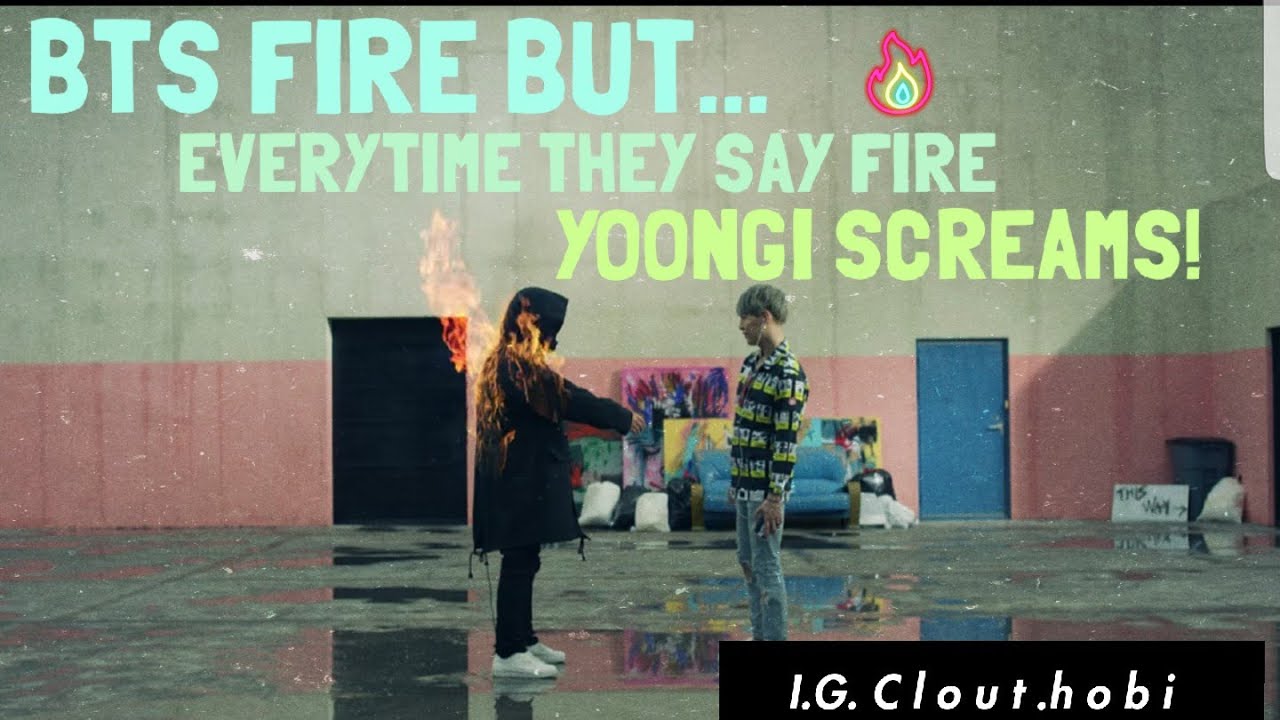 BTS Fire, but Yoongi screams Jhoooope and ARMY - YouTube