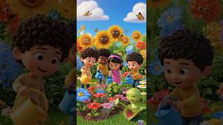 Watering Plants Song for Kids 🌱 | Fun Garden Learning Song for Children QUVIKIDS VERSE