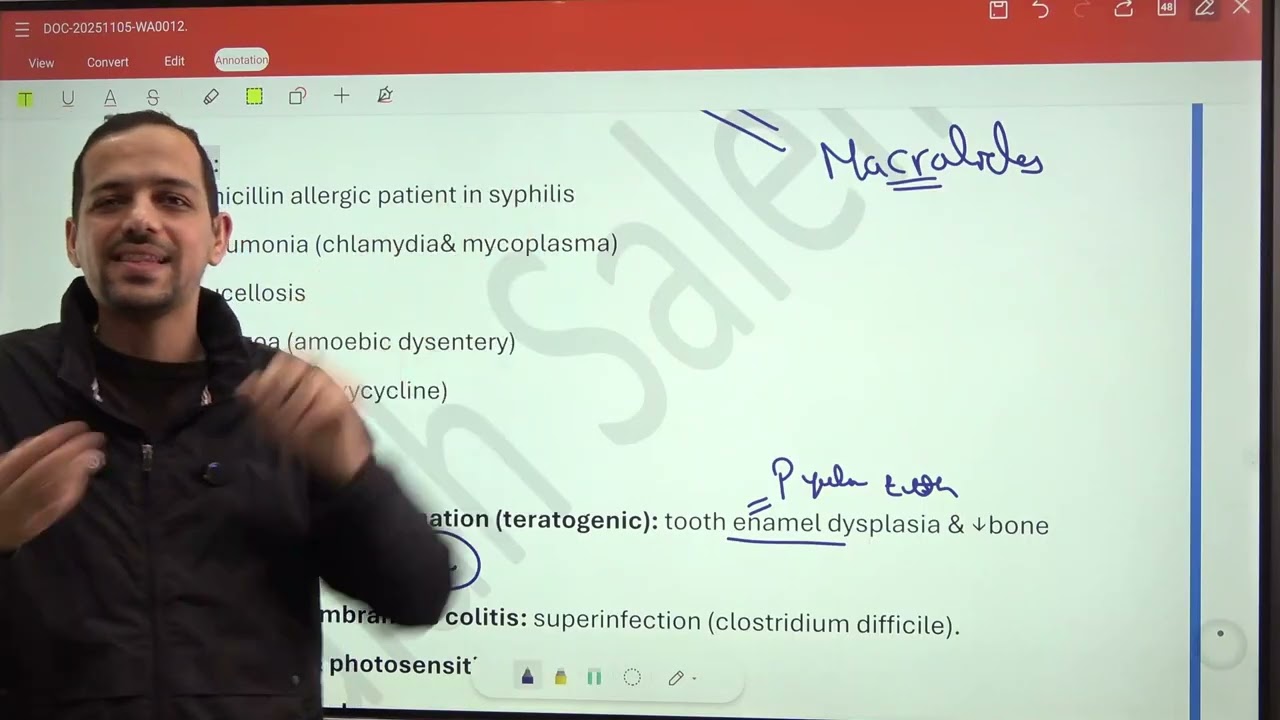 Pharma By Dr Salah Salem Chemotherapy Crash 3 {Protein Synthesis Inhibitors}