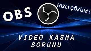 OBS Studio Video Kasma Sorunu HIZLI ÇÖZÜM ! [2023]