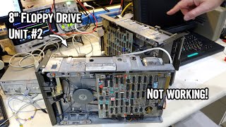 8 inch floppy drive #2 repair (CDC 9406 BR8A8B diskette drive)