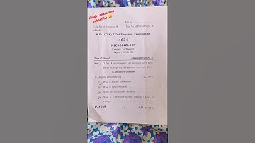 |HPU||MSc||Microbiology||3rd Sem||Enzyme Technology||MMB-304||Previous year 2024| #hpuexams#study