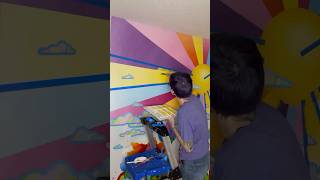 I’m racing myself #vlog #painting #paint #art #artist #muralpainting #mural #wip