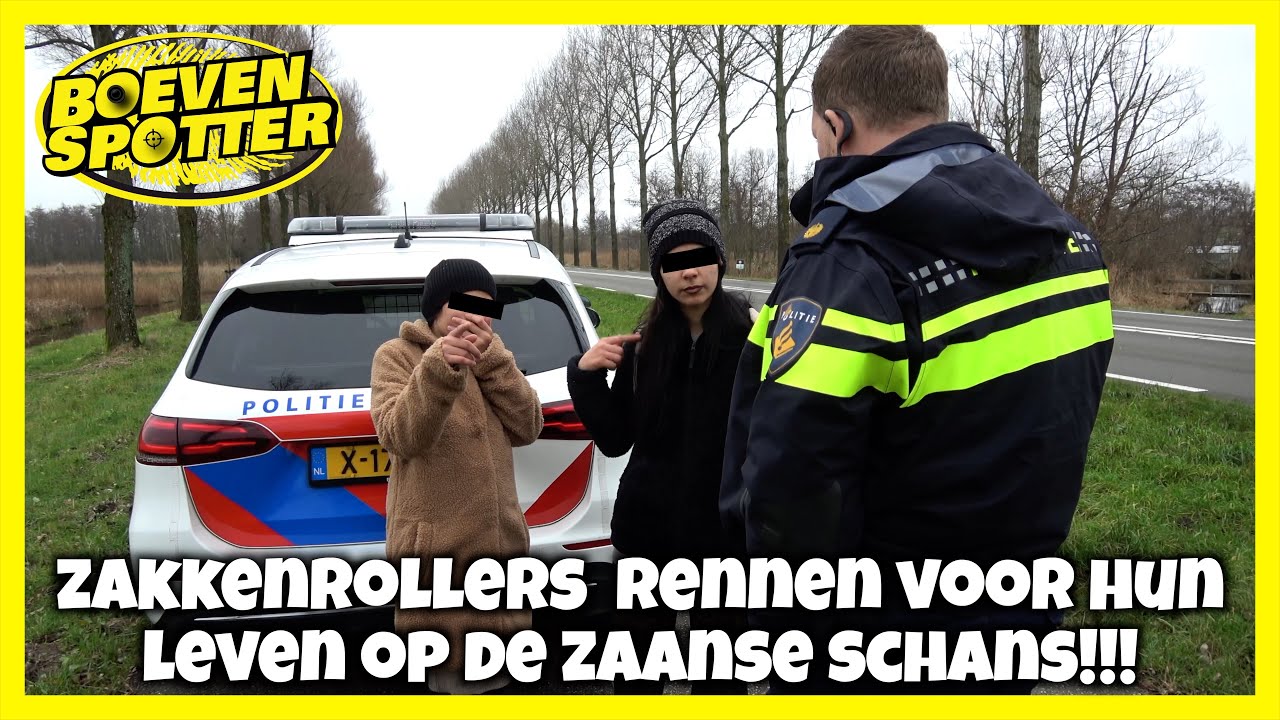 BOEVENSPOTTER - ZAKKENROLLERS RENNEN VOOR HUN LEVEN OP DE ZAANSE SCHANS!!! #236 