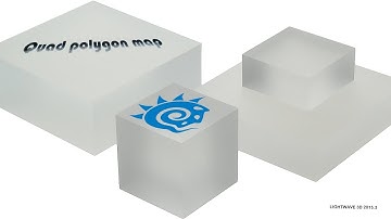 Lightwave 3D - Quad polygon map