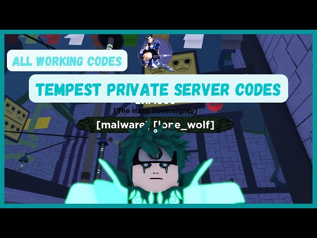 TEMPEST VILLAGE PRIVATE SERVER CODES *NEW VILLAGE*