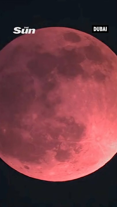 Stunning ‘blood moon’ lunar total eclipse seen around the world