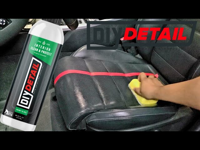 Teaching a newbie how to clean the interior of his car! 