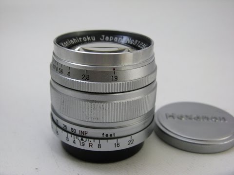 Konishiroku Hexanon 50mm/F1.9 (Leica screw mount) - YouTube