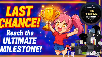 Last chance to reach the ultimate milestone! The Arcade Facilitator Program ends soon #qwiklabs