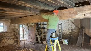 300 Year Old Oak Beams Transformed Looking Like New Again