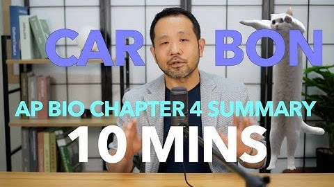 AP Biology: CARBON in 10 MINUTES. Review of Chapter 4 with Mikey!
