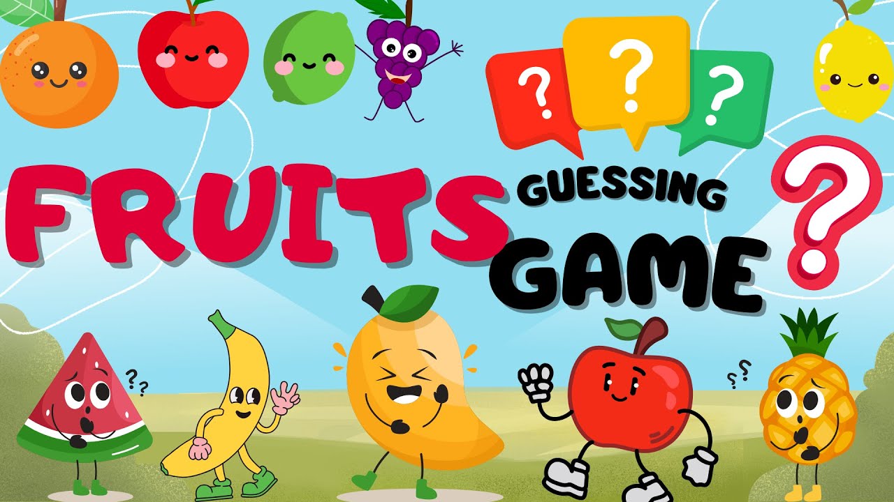 Fruits Guessing Game - YouTube