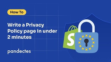 How to create a Privacy Policy in under 2 Minutes