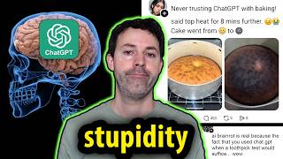 So everyone is stupid now, huh?