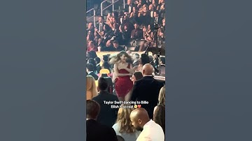 Taylor Swift dancing during Billie Eilish Grammys performance ❤️ #shorts #taylorswift #billieeilish