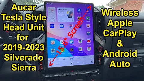 [HOW TO] 2019-2023 Silverado/Sierra Screen Upgrade! Install the Aucar 15.6" Tesla Style Head unit
