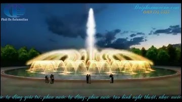 Mô hình thiết kế nhạc nước, đài phun nước nghệ thuật