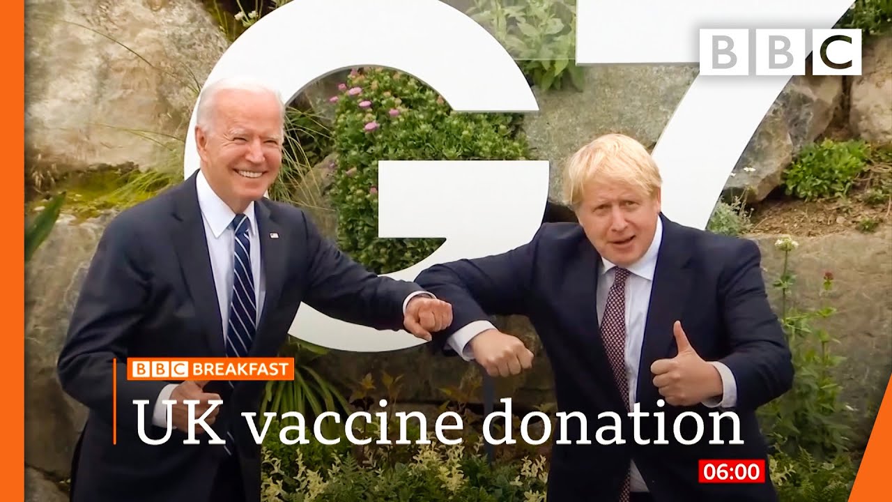 BBC News_UK to donate more than 100m surplus vaccine doses, Boris Johnson