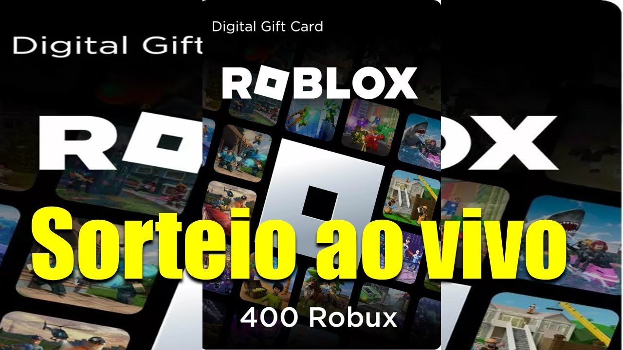 SORTEIO AO VIVO - 400 ROBUX 