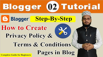 Website Ke Liye Privacy Policy and Terms & Conditions Ka Page Kaise Banaye | Blogging Course Part 02