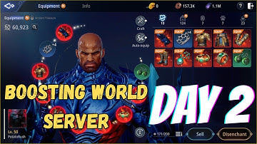 MIR4 BOOSTING WORLD SERVER GAMEPLAY DAY 2 #MIR4