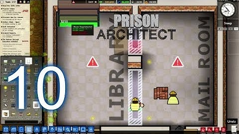 PRISON ARCHITECT--Season 2 Ep. 10-- NEW MAIL ROOM, NEW LIBRARY, EXPANDING!!