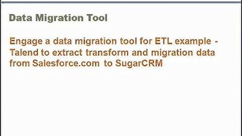 Migration from Salesforce.com to SugarCRM.wmv