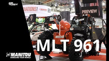 Manitou telehandler MLT 961 - Interview - Agritechnica