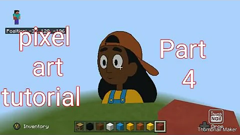 Minecraft Pixel Art Tutotrial connie (Steven Universe) Part 4