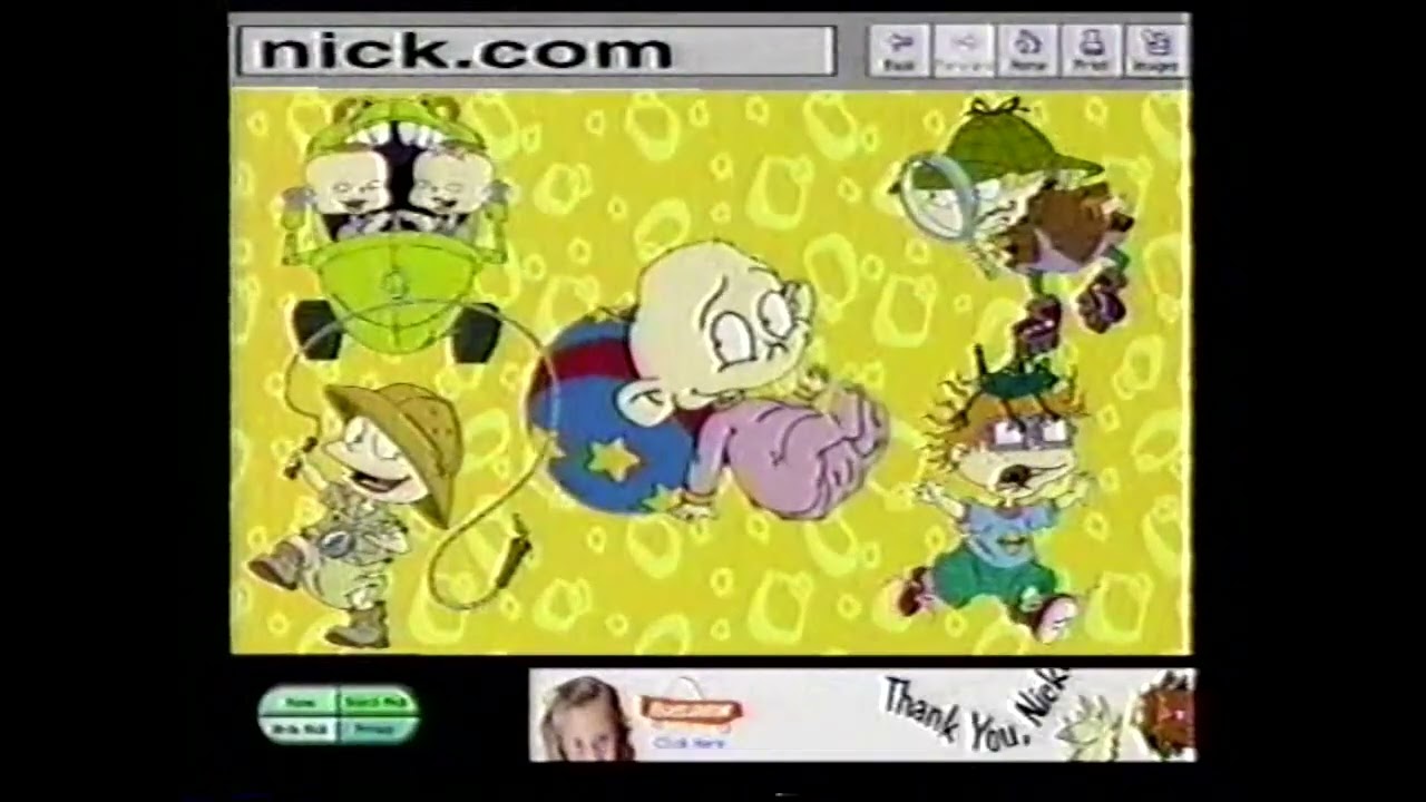 Nickページ 1998 Nick.com Website Commercial Nickelodeon - YouTube